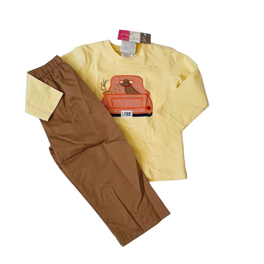 NWT Banana Split Size 4 Gone Hunting Pant Set